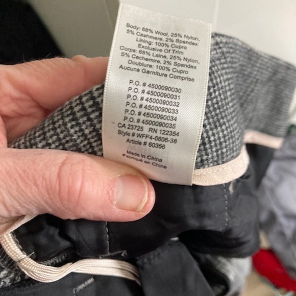 Wifred high rise wide leg crop plaid trousers - Picture 6 of 6